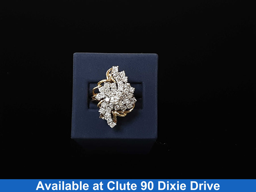Women's Ring - Yellow Gold 14k (.585) 10.1 grams Size 6