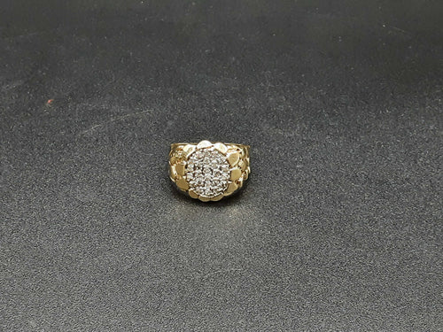 Men's Ring - Yellow Gold 10k (.417) 6.1 grams Size 20