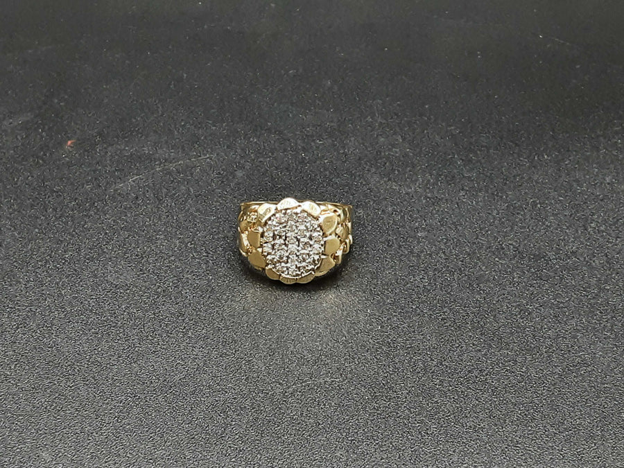 Men's Ring - Yellow Gold 10k (.417) 6.1 grams Size 20