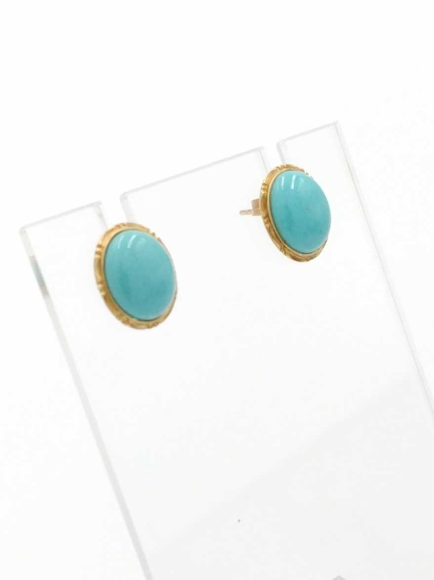 Earrings - Yellow Gold 14k (.585) 1.5 grams