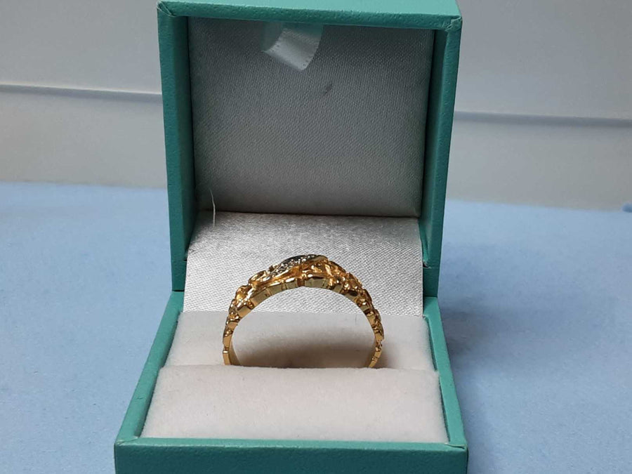 Men's Ring - Yellow Gold 14k (.585) 5.5 grams Size 10