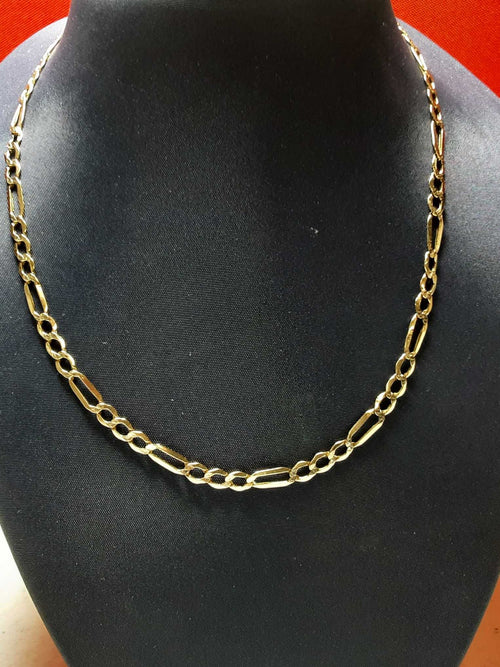 Figaro Chain - Yellow Gold 10k (.417) 3.3 grams 16 inch