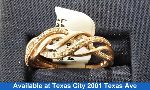Women's Ring - Rose Gold 10k (.417) 2.5 grams Size 8