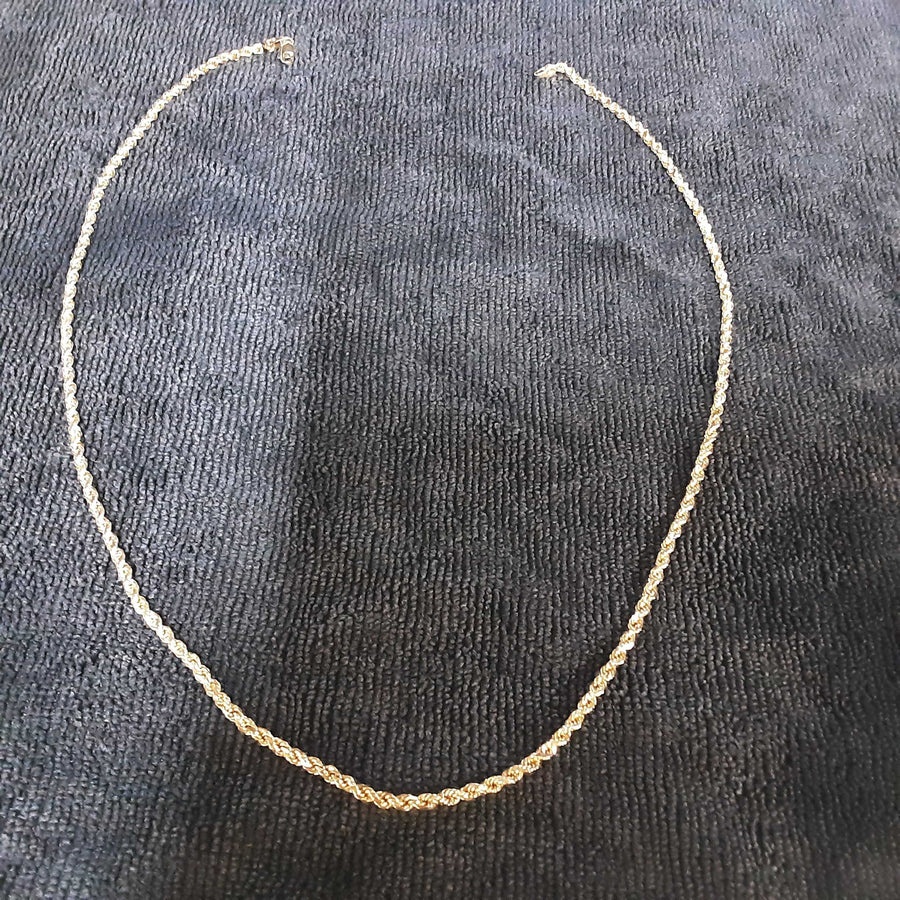 Rope Chain - Yellow Gold 10k (.417) 15 grams 22 inch