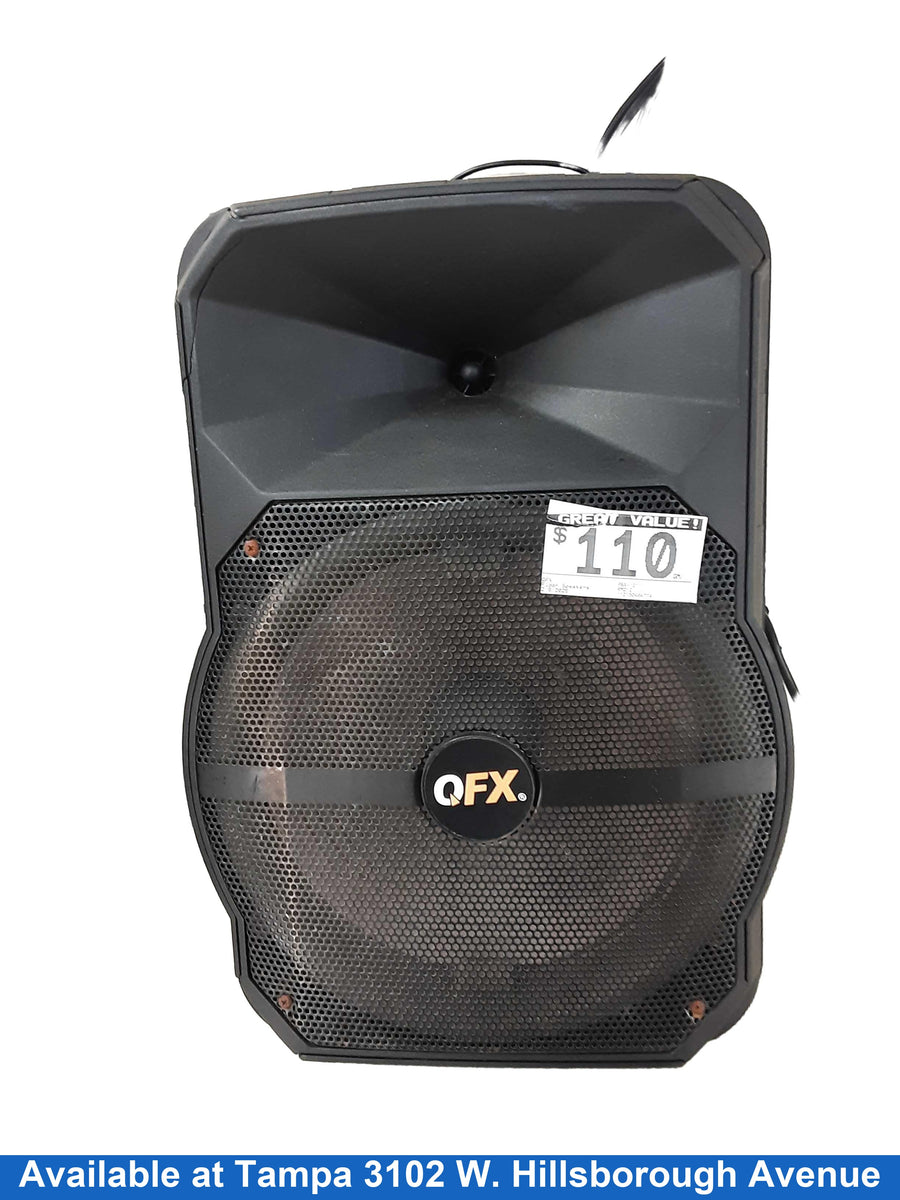 Qfx Pbx-1211 Black Floor Speaker