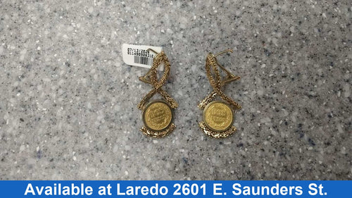 Earrings - Yellow Gold 14k (.585) 10.7 grams