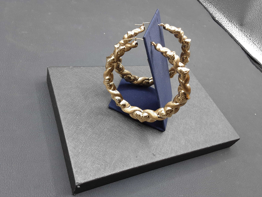 Earrings - Yellow Gold 10k (.417) 17.8 grams