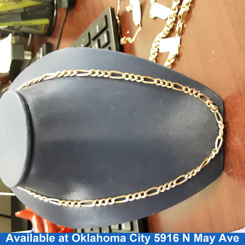Figaro Chain - Rose Gold 10k (.417) 9.8 grams 8 inch