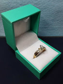 Women's Ring - Solitaire - Yellow Gold 14k (.585) 3.5 grams Size 8.5