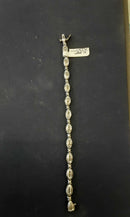 Turkish Bracelet - White Gold 10k (.417) 9.9 grams 7 inch