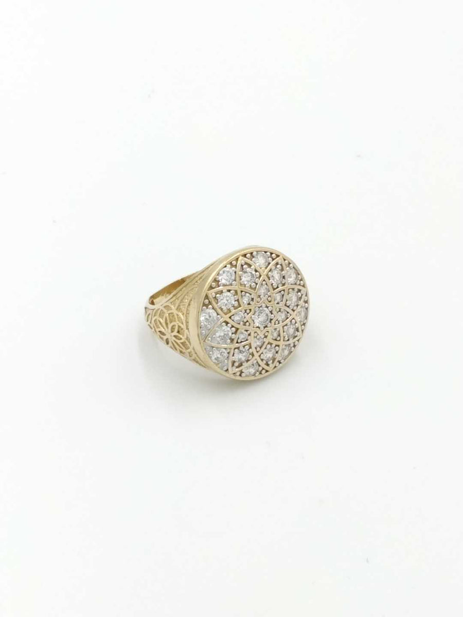 Men's Ring - Yellow Gold 10k (.417) 7.2 grams Size 10