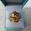 Men's Ring - Yellow Gold 10k (.417) 13.4 grams Size 15
