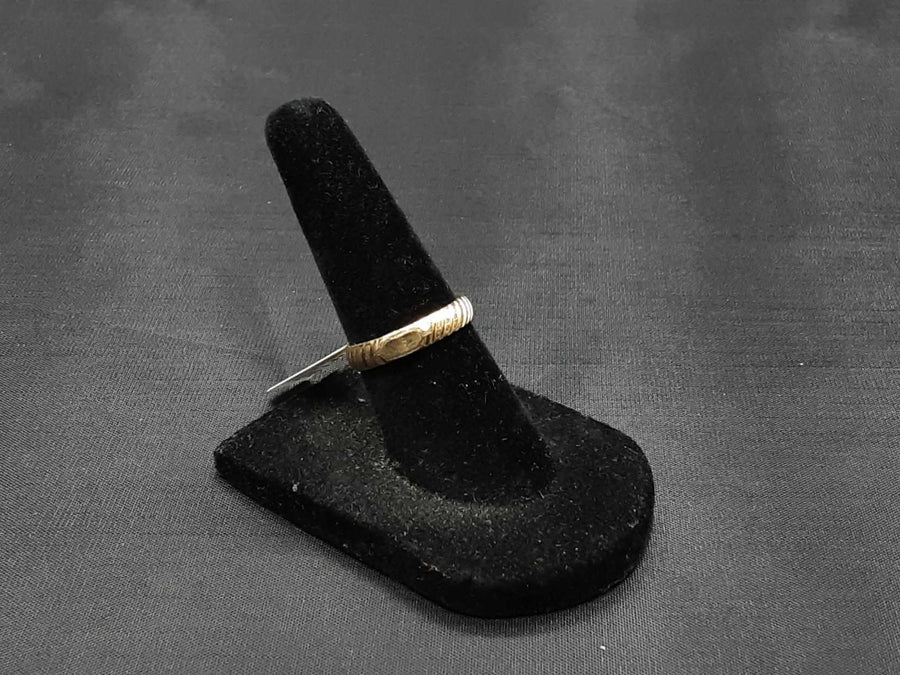 Ring - Wedding Band - Yellow Gold 10k (.417) 1.5 grams Size 6