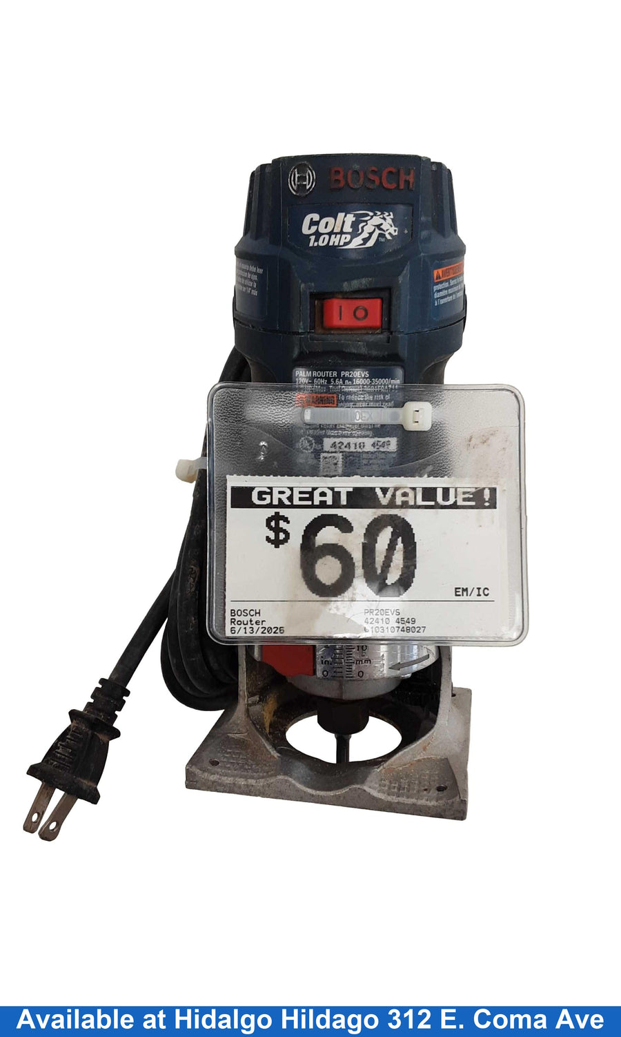 Bosch Pr20evs Blue Corded Router