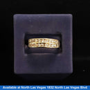 Ring - Wedding Band - Yellow Gold 10k (.417) 3.4 grams Size 8