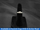 Ring - Engagement Set - White Gold 14k (.585) 2 grams Size 3