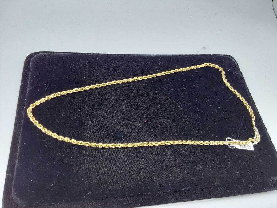 Rope Chain - Yellow Gold 14k (.585) 48.2 grams 26 inch