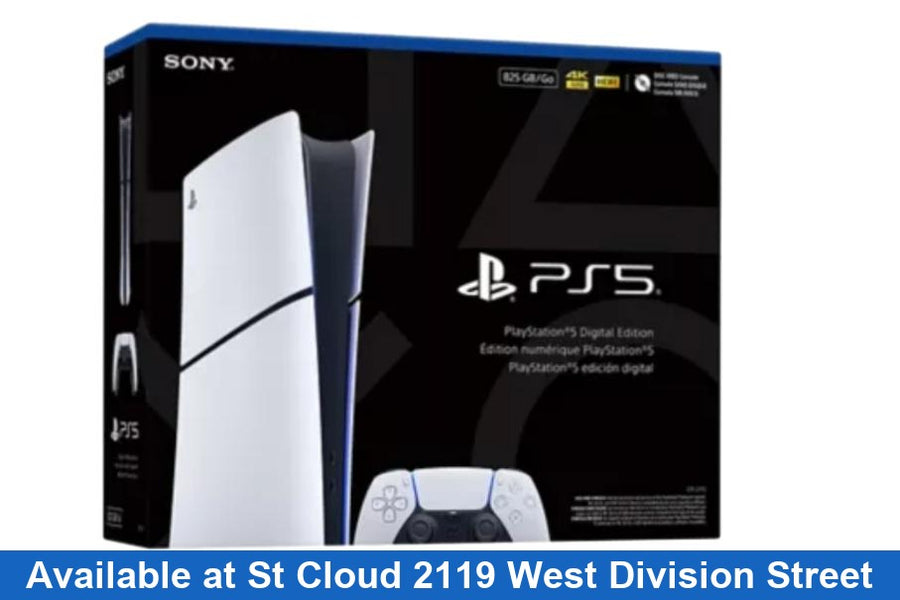 Sony Playstation 5 Digital Edition (Slim - 1tb) 1 Tb White Video Game Console