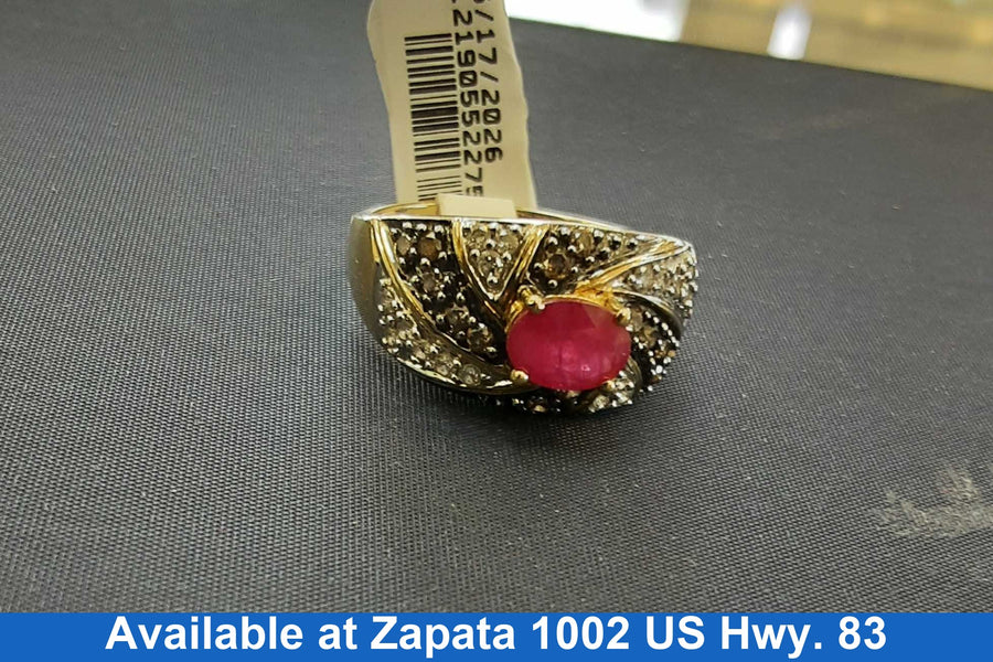 Women's Ring - Yellow Gold 14k (.585) 4.1 grams Size 7