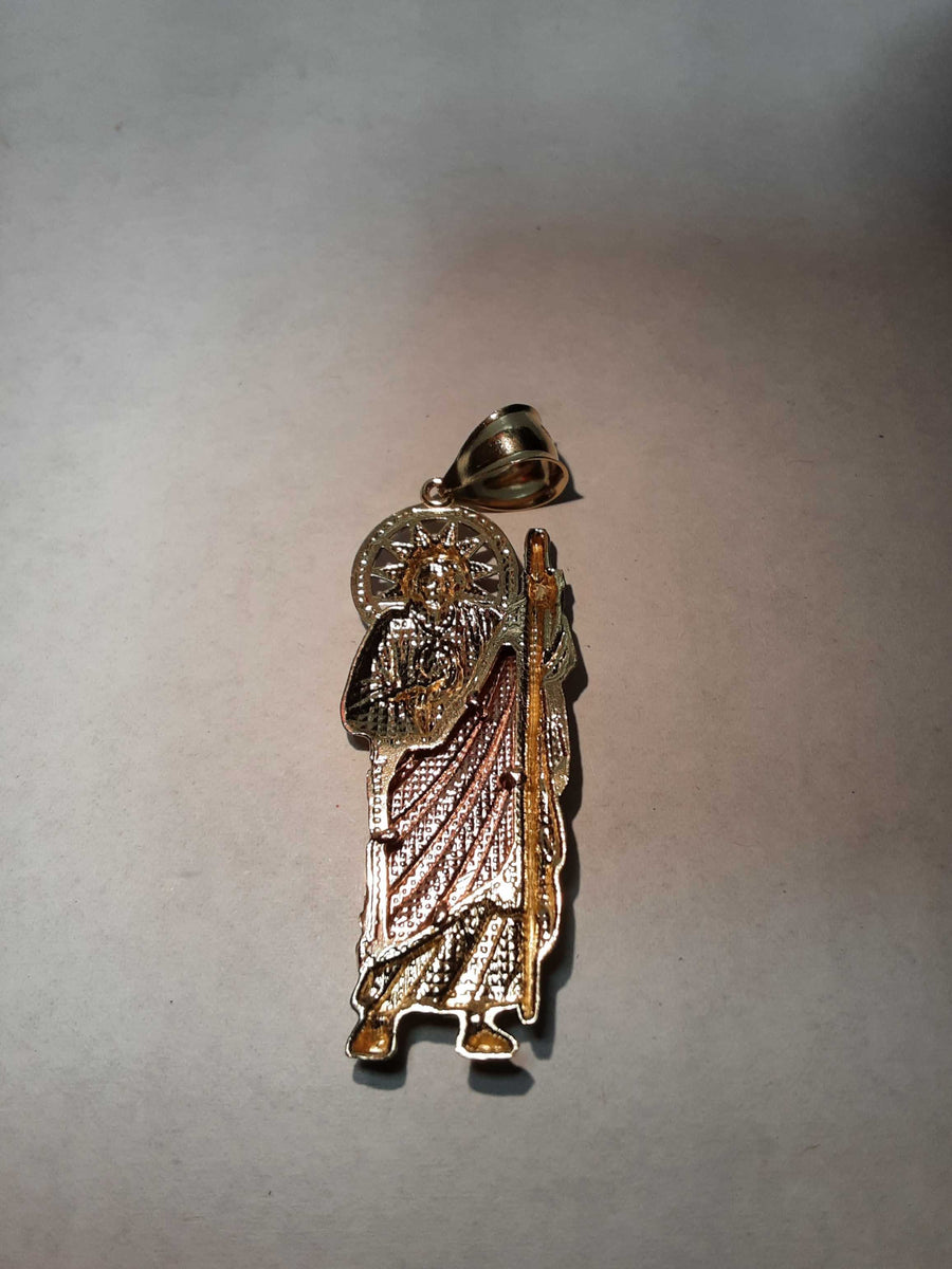 Religious Pendant - Tricolor Gold 14k (.585) 6.6 grams