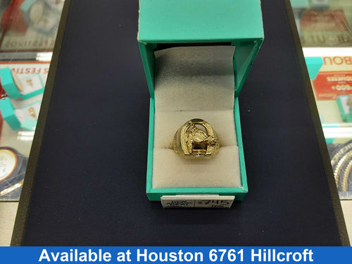 Men's Ring - Yellow Gold 10k (.417) 7.1 grams Size 10