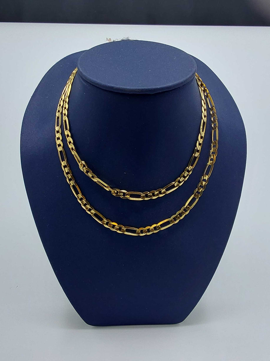 Figaro Chain - Yellow Gold 14k (.585) 15.8 grams 23 inch