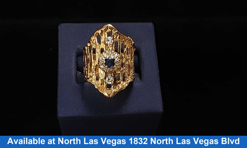 Women's Ring - Yellow Gold 14k (.585) 8.8 grams Size 7.5