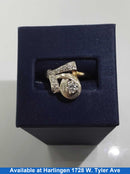 Women's Ring - Yellow Gold 14k (.585) 4.8 grams Size 7.5