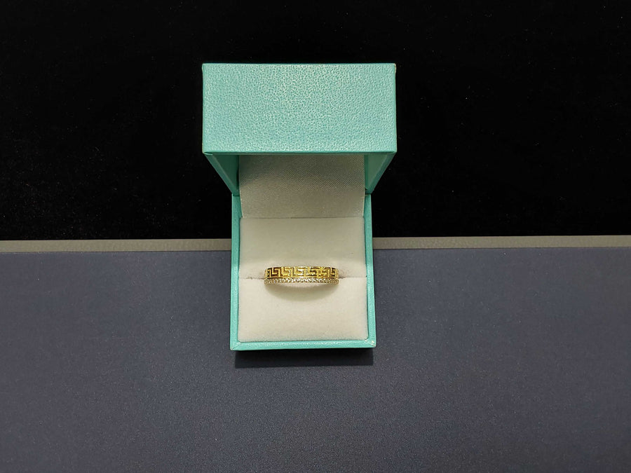 Ring - Wedding Band - Yellow Gold 10k (.417) 2.3 grams Size 11