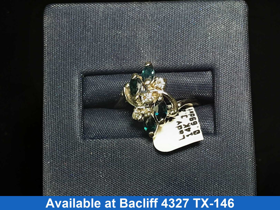 Women's Ring - White Gold 14k (.585) 3.2 grams Size 5