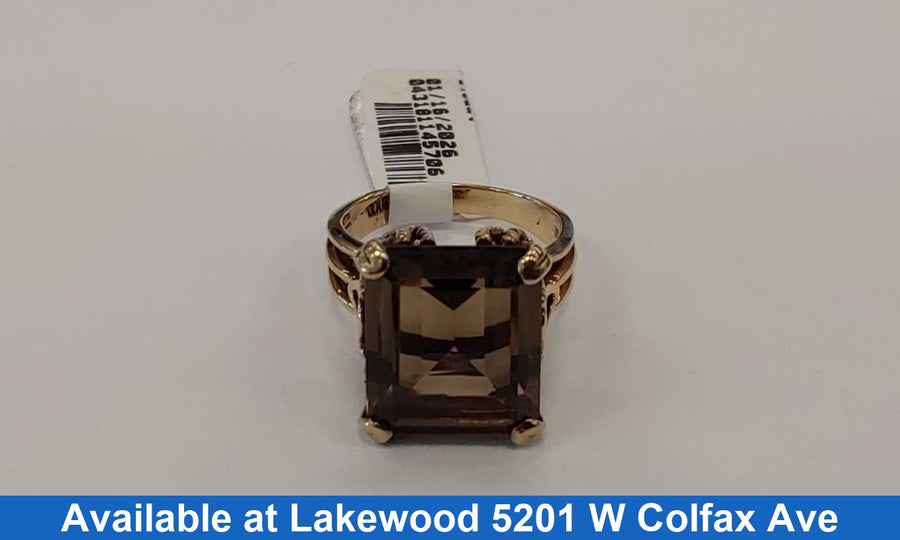 Women's Ring - Yellow Gold 10k (.417) 6 grams Size 6