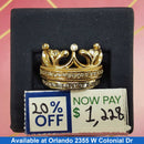 Women's Ring - Yellow Gold 14k (.585) 8.7 grams Size 6