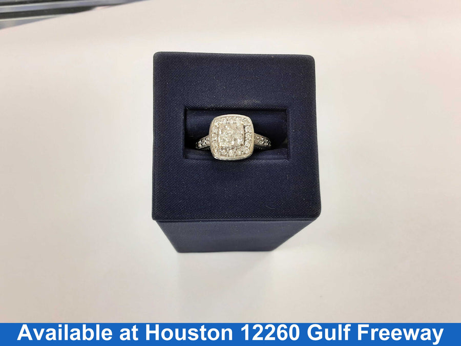 Women's Ring - White Gold 14k (.585) 5.5 grams Size 6.5