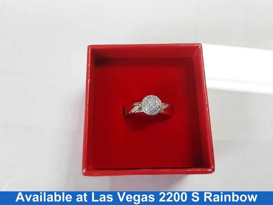 Women's Ring - Yellow Gold 14k (.585) 2.7 grams Size 20