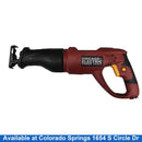 Chicago Electric 62370 Red Corded Reciprocating Saw