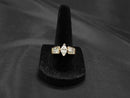 Ring - Wedding Set - Yellow Gold 14k (.585) 6.3 grams Size 7.5