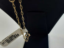 Chain - Pearl Pendant Link Chain 10k 18 Inch