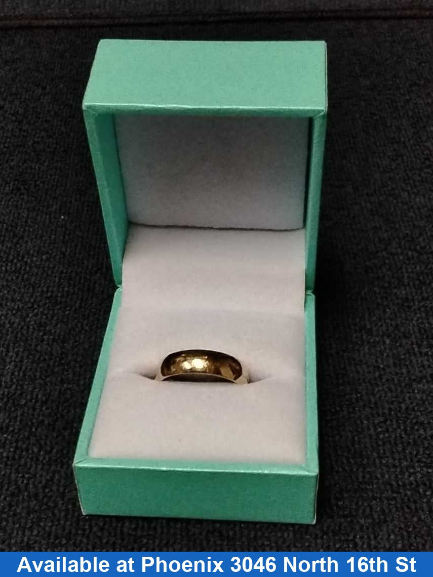 Ring - Wedding Band - Yellow Gold 14k (.585) 1.6 grams Size 8