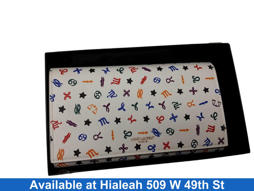 Yves Saint Laurent 63565 Zodiac Wallet White Wallet