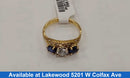 Women's Ring - Yellow Gold 18k (.750) 4.5 grams Size 8.5