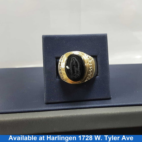 Men's Ring - Yellow Gold 14k (.585) 9.4 grams Size 13.5