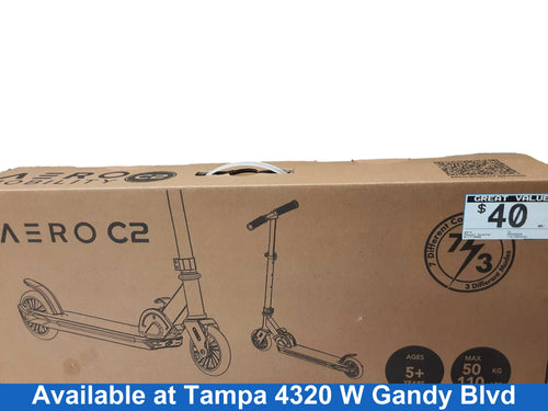 Aero C2 Silver Kick Scooter