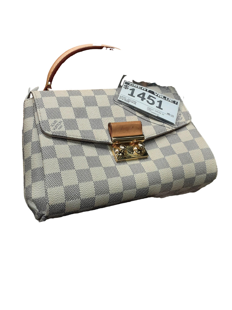 Louis Vuitton France Damier Azur Beige / Tan Purse / Handbag