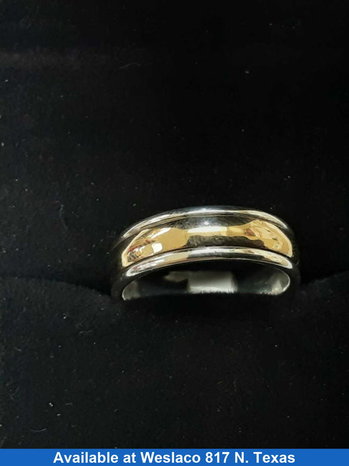 Ring - Wedding Band - Silver 7.5 grams Size 7