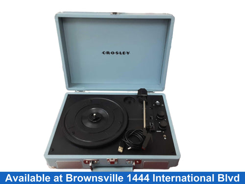 Crosley Cr8005g-tn Blue Home Turntable