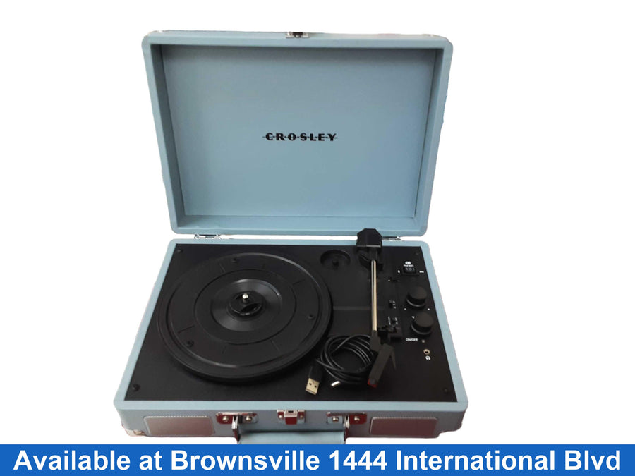 Crosley Cr8005g-tn Blue Home Turntable
