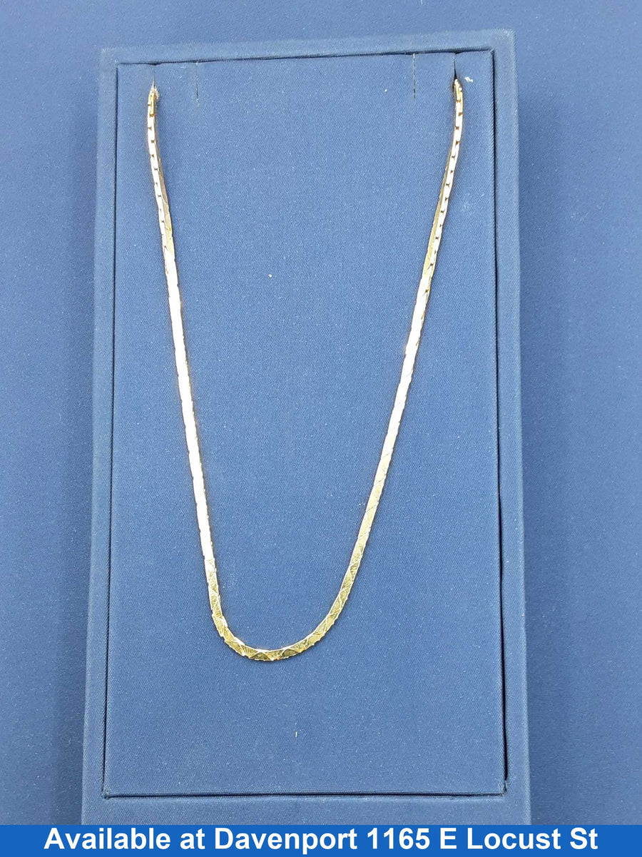 Fox Tail Chain - Yellow Gold 10k (.417) 11.4 grams 20 inch
