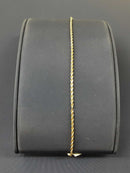 Rope Bracelet - Yellow Gold 14k (.585) 2.5 grams 8 inch