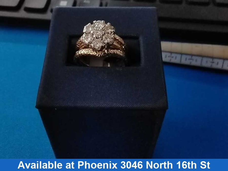 Women's Ring - Yellow Gold 14k (.585) 5.6 grams Size 5