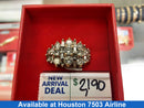 Women's Ring - Yellow Gold 14k (.585) 9.9 grams Size 5.5